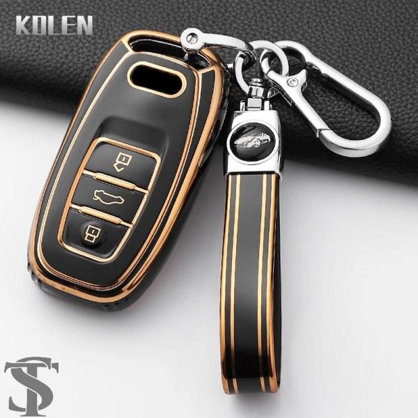 並行輸入品  TPU 車リモートキーケースカバーシェルアウディ A1 A3 8V A4 B8 B9 ...