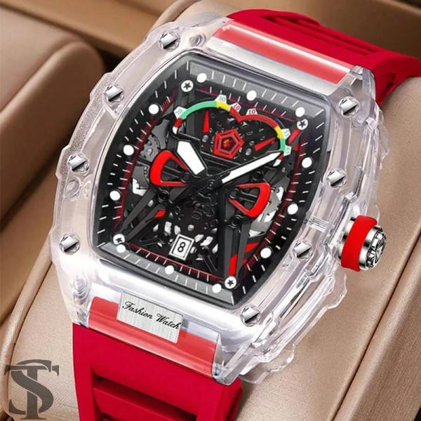 並行輸入品 メンズ用クリアシェルシリコンテープレーシングディスク ルミナスカレンダー レジャースポー...