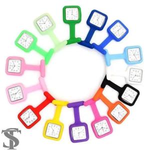 並行輸入品 2020年 懐中時計 シリコン ナースウォッチ ブローチ チュニック 懐中時計 バッテリー付き 医療 ナース ウォッチ ブローチ付き ポケットウォッチ