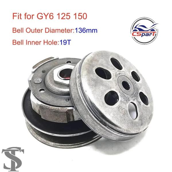 並行輸入品  136 MM 19T GY6 クラッチアセンブリ 125CC 150CC 152QMI...