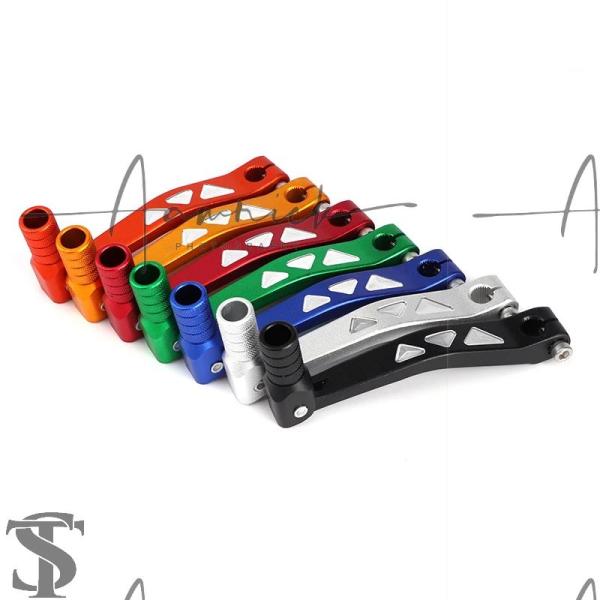 並行輸入品  バイクギアシフトレバーロッド合金アルミニウムダートピットモンキーバイククワッド50CC...