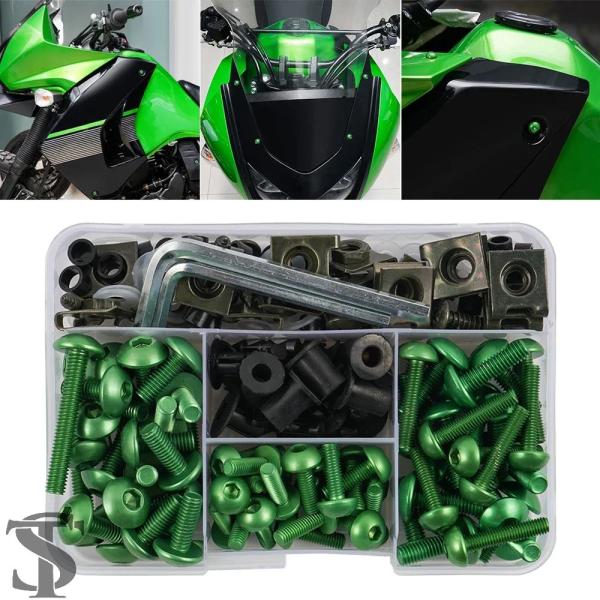 並行輸入品  190個 ネジ フェアリングボルトキット カワサキ ニンジャ ZX10R ZX1000...