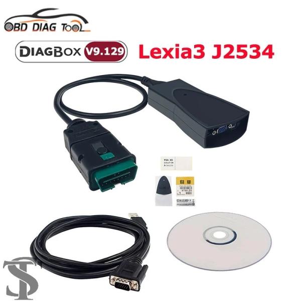 並行輸入品  2024年式ゴールデン レキシア3 J2534 PP2000 DIAGBOX V9.1...