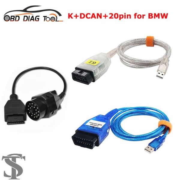 並行輸入品  BMW用スキャナー K+DCAN スイッチ付き FTDI FT232RL OBDII診...