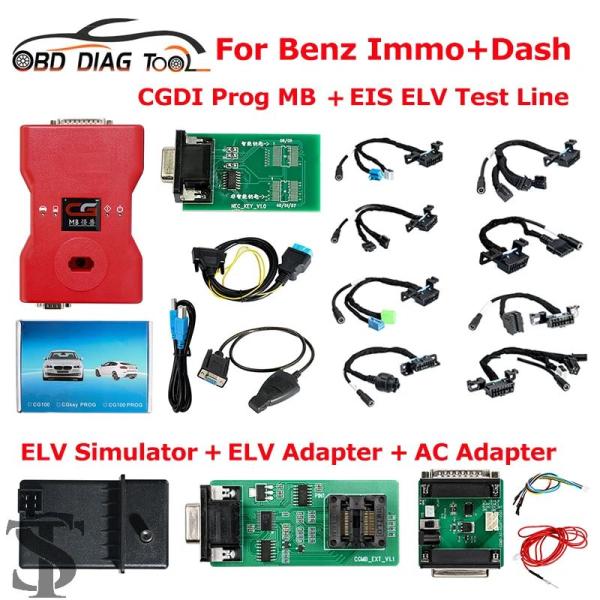 並行輸入品  CGDI PROG MB ベンツキープログラマー ELV/NECアダプターELVシミュ...