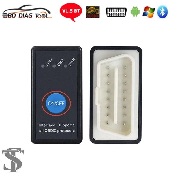 並行輸入品  BT ELM327 V1.5 スイッチ電源オン/オフ自動車診断ツール OBD ELM ...