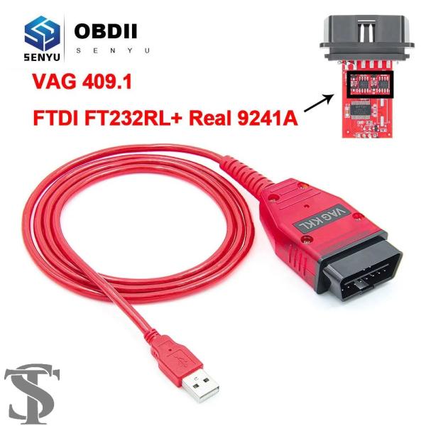 並行輸入品  VAG 409.1 KKL 409 FTDI FT232RL REAL 9241A K...