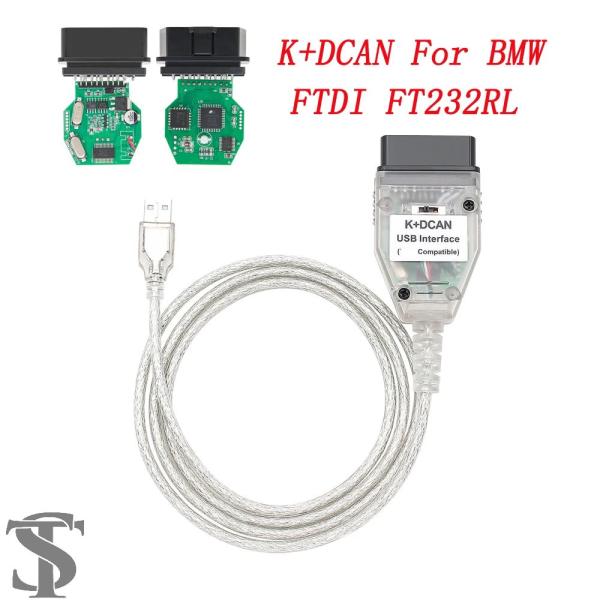 並行輸入品  K+DCAN BMW Eシリーズ用 FTDI FT232RL スイッチ付き K DCA...