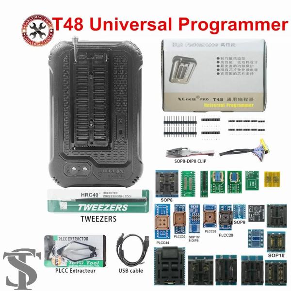 並行輸入品  2022最新オリジナルV12.25 XGECU T48/TL866II PLUS汎用プ...