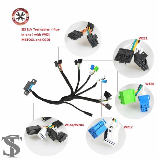 並行輸入品  ME-RCEDES用EIS ELVテストケーブル B-ENZ用 VVDI MB BGA...