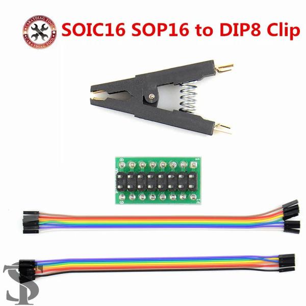 並行輸入品  最新SOIC16 SOP16 SOP8 - DIP8テストクリップ RT809H RT...