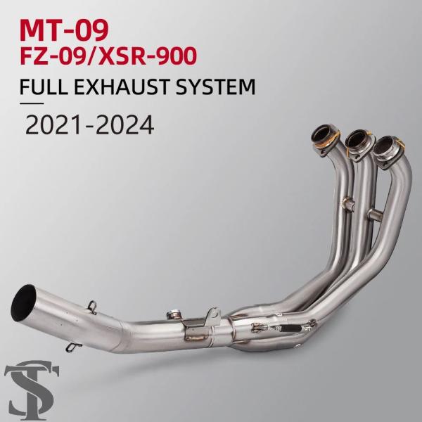並行輸入品  MT09 FZ09 XSR900 V3 2021-2024用 バイク用マフラー エスケ...
