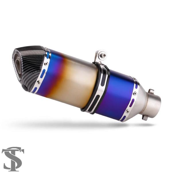 並行輸入品  51MM バイク用マフラー M1/R1 GP モトマフラー スリップオン PCX NM...