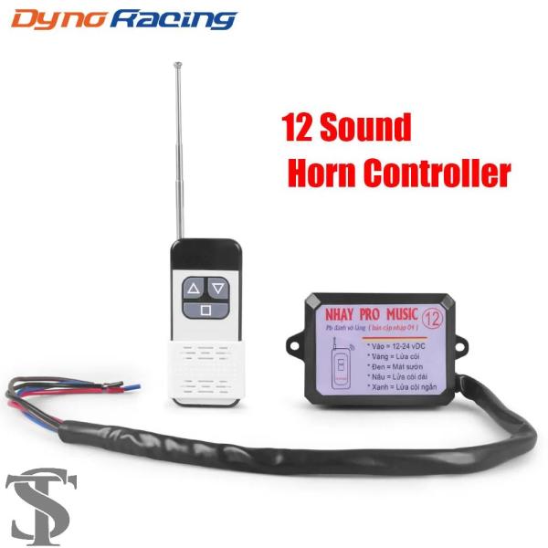 並行輸入品  12V-24V 12音ミュージカル電子ホーンコントローラー 3+ プロホーンスピーカー...