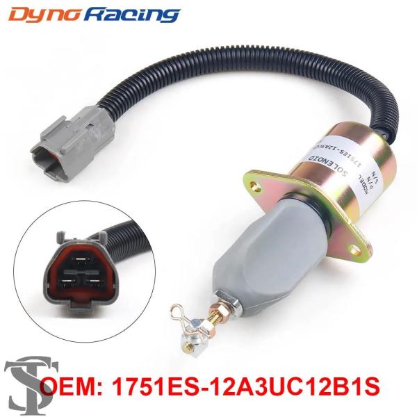 並行輸入品  1751ES-12A3UC12B1S 燃料遮断ソレノイド 掘削機用 R60-5 R21...