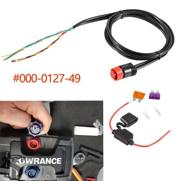 並行輸入品  PC-30-RS422 000-0127-49 電源ケーブル LOWRANCE HDS...