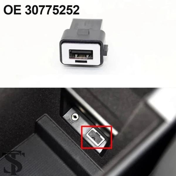 並行輸入品  ソケット USB インターフェイスソケット プラグアンドプレイ 30775252 車用...