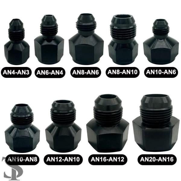 並行輸入品  アルミリデューサーエキスパンダーフィッティングアダプター メス-オス AN3 AN4 ...