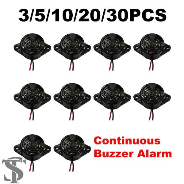 並行輸入品  3/5/10/20/30個 ブラック 95DB アラーム 高デシベル 3-24V 12...