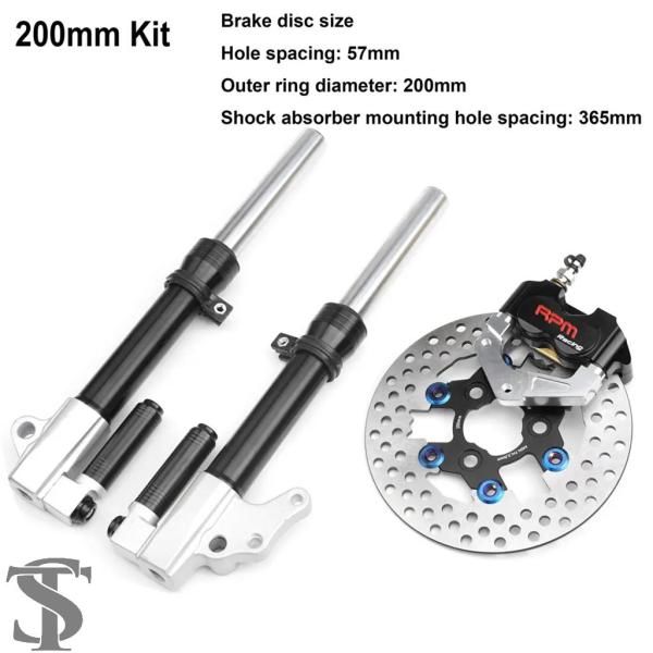 並行輸入品  27コアRPMバイクフロントフォークショックアブソーバーブレーキディスクヤマハRSZ ...