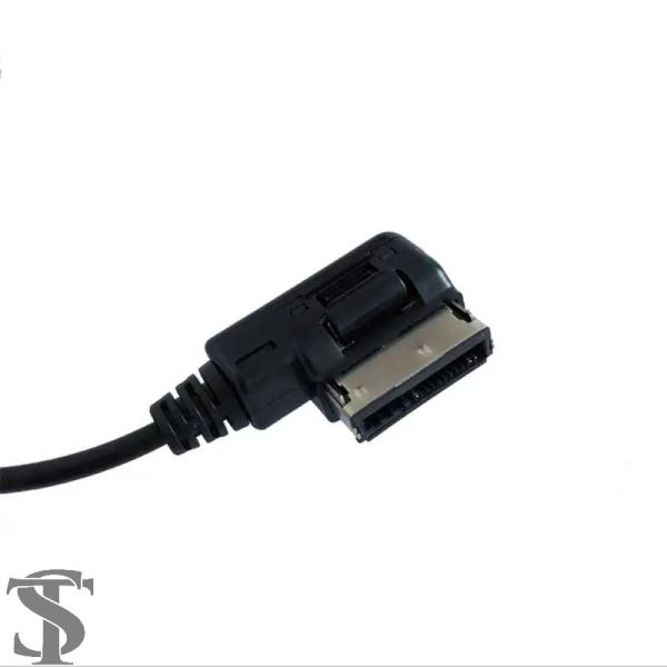 並行輸入品 1PC 音楽インターフェイス AMI MMI 3.5 MM AUX MP3 アダプタケー...