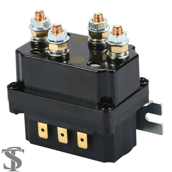 並行輸入品 汎用 12V ウインチロッカースイッチ親指 250A 5000LB-7000LB ソレノ...