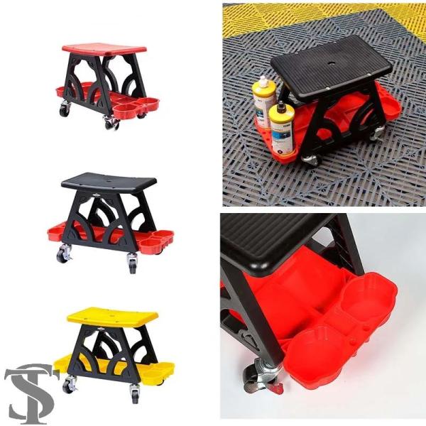 並行輸入品 多機能椅子メカニックワックス研磨プロジェクトクリーパースツール椅子モバイルクリーパーシー...