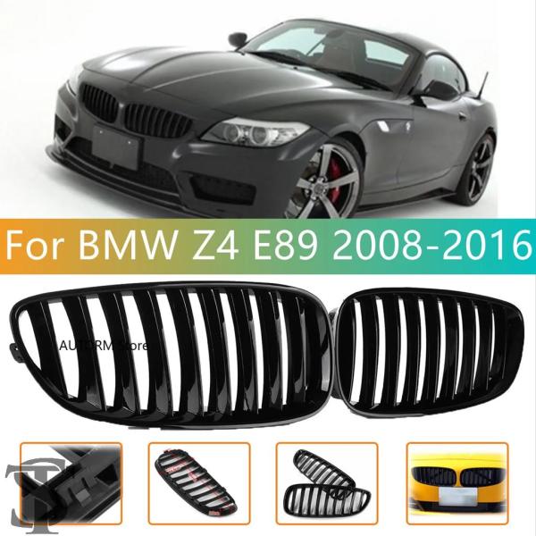 並行輸入品 2008-2016 グロスブラックフロントフード単線グリルフロントキドニーグリル BMW...