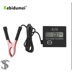 【並行輸入品】KEBEDUMEI ガソリンエンジンMOTERスピードテスター 誘導タコメーターアワー...