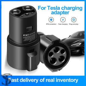 電気自動車アダプター充電タイプ1 J1772 テスラモデルX Y 3 S用 EVチャージャーコネクタ変換ガンソケット｜T-マート Yahoo!店