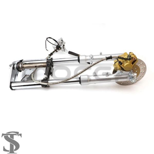 並行輸入品 バイクフロントフォークショックアブソーバーアセンブリブレーキ上部/アンダーポンプブレーキ...