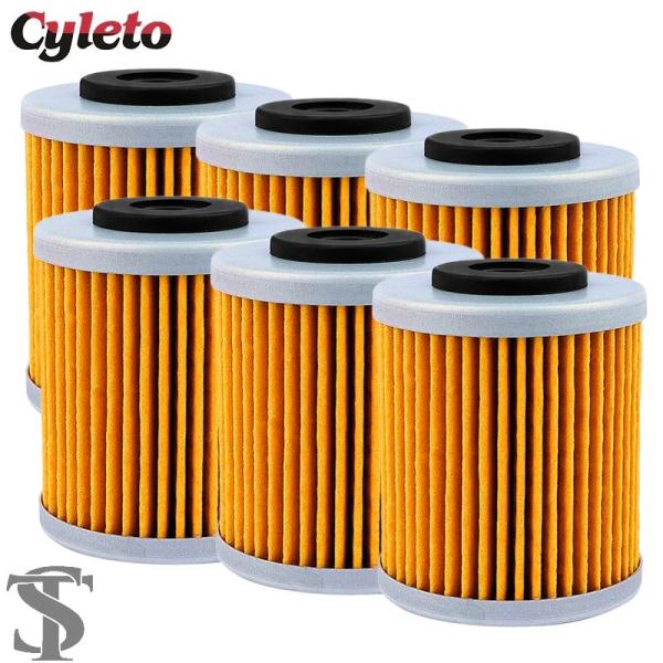 並行輸入品 2/4/6 個 バイク 1ST エンジンオイルフィルター KTM SMCR SMC R ...