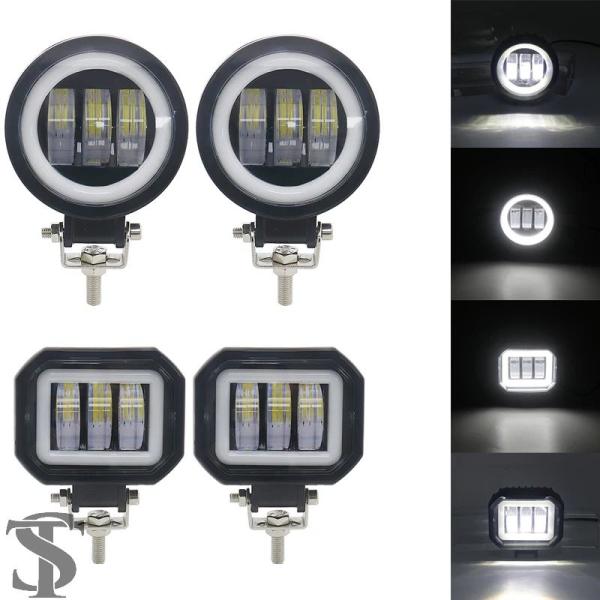 並行輸入品 5インチ 6Dレンズ LED作業灯 12V 防水 車用 ATV SUV NIVA 4X4...