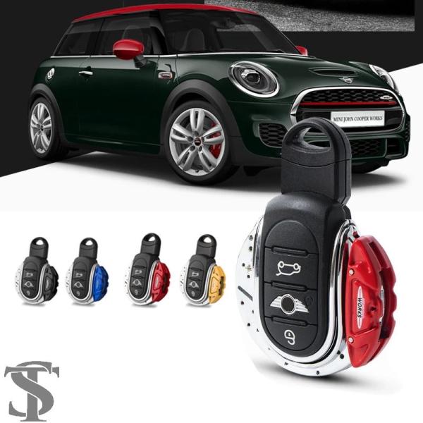 並行輸入品 メタル GP JCW ブレーキディスク形状キーフォブケースシェルカバー MINI COO...