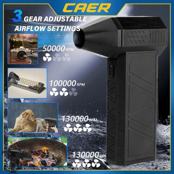 【並行輸入品】130000RPM 車電動エアダスター X3 ミニターボファン 3 スピード充電式スー...