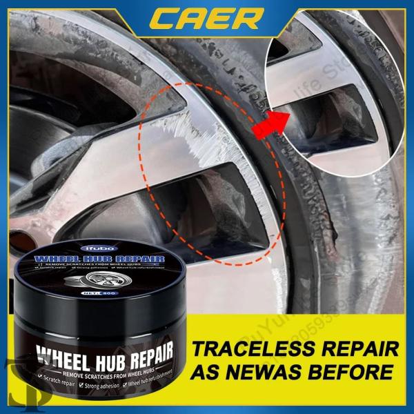 【並行輸入品】ホイールハブリペアキット傷除去研磨修復ペースト自動車合金金属リム抗酸化クリームケアアク...