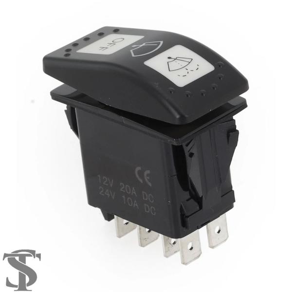 並行輸入品 7 ピンワイパーコントロールスイッチ CAN-AM 用ディフェンダーフロントガラスワイパ...