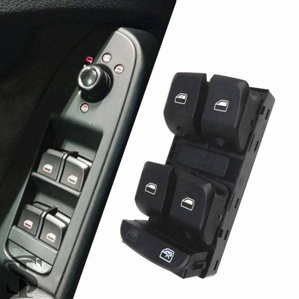 並行輸入品 マスター側パワー電動ウィンドウコントロールスイッチボタンアウディ A4 Q3 Q5 S4...