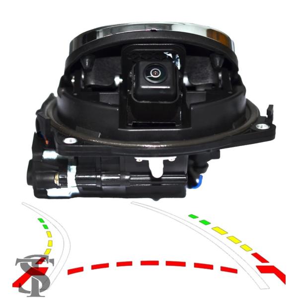 並行輸入品 パーキング HD リバースフリップロゴ VW バッジリアビューカメラパサート B6 B7...