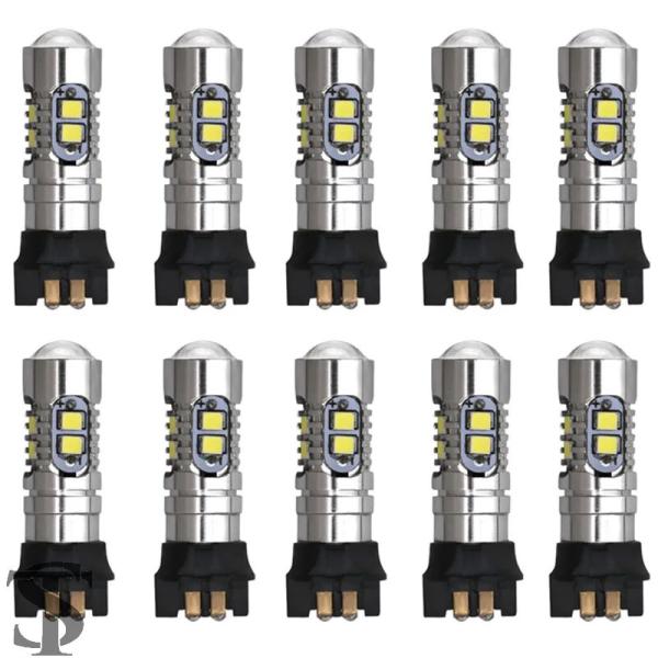 並行輸入品 2 個 PW24W PWY24W LED 電球 CANBUS 2323 10SMD デイ...