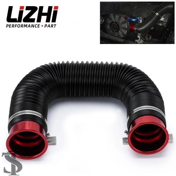 並行輸入品 76 MM/3 インチ汎用柔軟エンジン冷気吸気ホースインレットダクト供給管パイプコネクタ...