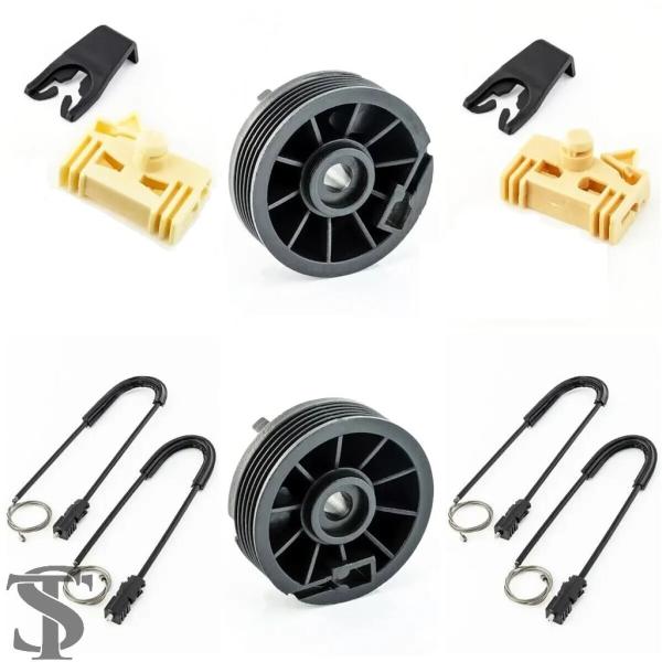 並行輸入品 フロント左 + 右電動ウィンドウレギュレーターリペアキットルノーシーニック 1 I