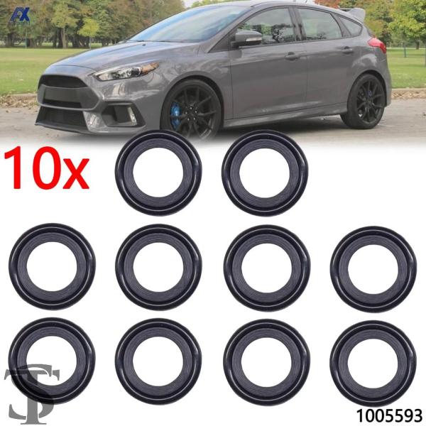 並行輸入品 10X オイルドレンプラグガスケットフォードフィエスタモンデオトランジットフォーカス C...