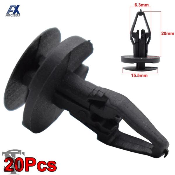 並行輸入品 20 個バンパーマンドレルマッドガードトリムパネルクリップフォードフォーカスクーガ EC...