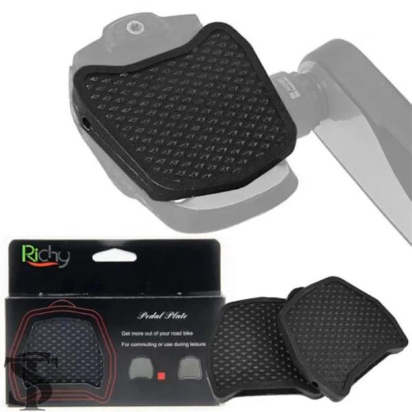 並行輸入品 バイクペダルコンバーター 自転車クリップレスペダルアダプター SPD適合するLOOK K...