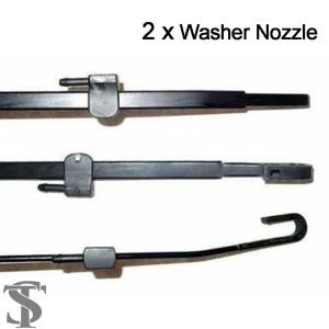並行輸入品 汎用 2X フロントガラスワイパー...の詳細画像2