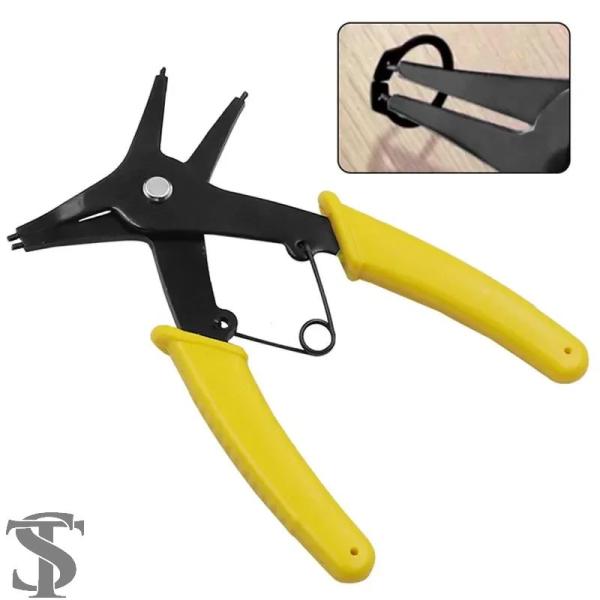 並行輸入品 2 IN 1 スナップリングプライヤー 4ウェイタイプ サークリッププライヤー 多機能ハ...