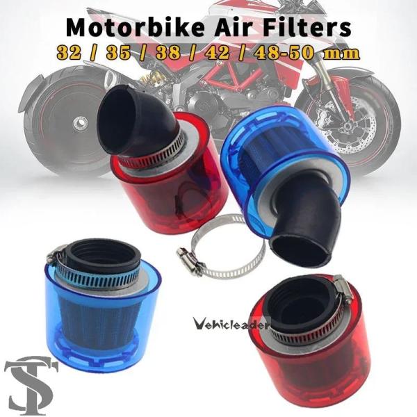 並行輸入品 汎用ブルー/レッド 32/35/38/42/48-50 MMバイクバイクエアフィルターク...