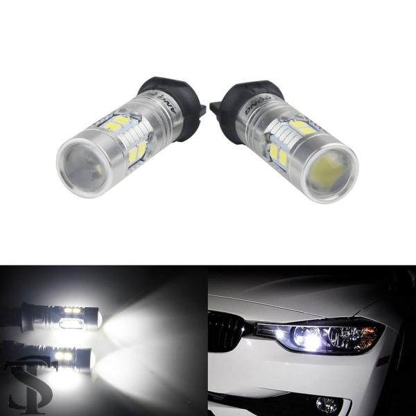 並行輸入品 2 X SMD 10 LED ハイパワー PW24W PWY24W DRL デイタイムラ...