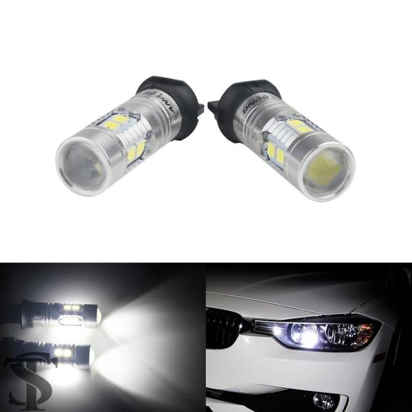 並行輸入品 2 X SMD 10 LED ハイパワー PW24W PWY24W DRL デイタイムラ...